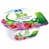 Organic fruit curd yogurt with cranberry Milko