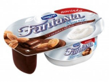 Fantasia mousse with chocolate and almonds Danone