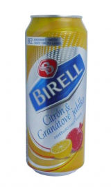 Birell Lemon and Pomegranate