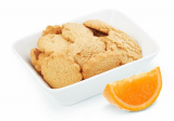 Low calorie biscuits flavored with orange Victus