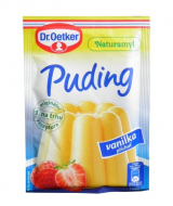 Dr. Oetker vanilla pudding Naturamyl finished dish