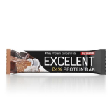 Excellent 24% protein chocolate bar with nuts, chocolate and coconut Nutrend