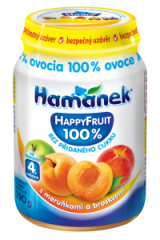 snack with apricots and peaches HappyFruit Hamánek