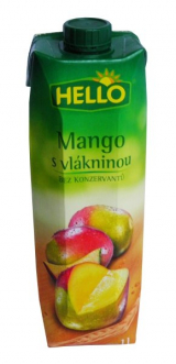 Hello mango juice with pulp