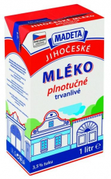 Jihočeské durable whole milk 3.5% Madeta