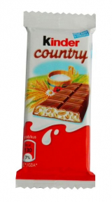 Kinder chocolate bar Country