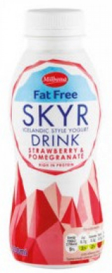 Skyr drink strawberry and pomegranate Milbona