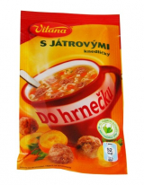 in a cup of soup with liver dumplings Vitana