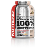 Deluxe 100% Whey Protein + chocolate almond, chocolate-hazelnut chocolate brownies Nutrend