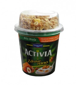 Activia Healthy morning white muesli with honey and nuts Danone