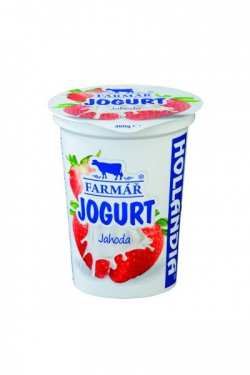 Farmer creamy strawberry yoghurt 2.5% Hollandia