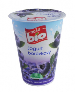 Our Bio organic blueberry yogurt