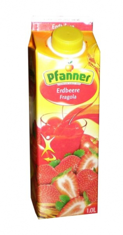 Strawberry juice Pfanner