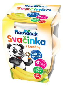 snack with bananas Hamánek
